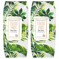 Makeup Remover Wipes Bulk Pack of 2, 100 Facial Cleaning Cloths Removes Makeu...