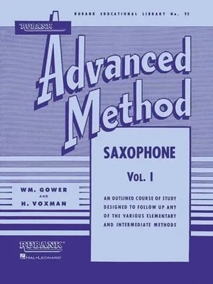 Rubank Advanced Method - Saxophone Vol. 1 (Rubank Educational Library 93) -...