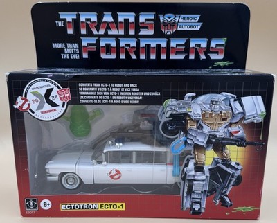 HASBRO SEALED 2024 GHOSTBUSTERS X TRANSFORMERS ECTOTRON ECTO-1 EXCLUSIVE FIGURE