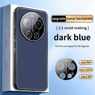 For Xiaomi 17 Ultra, Luxury Phone Case Hybrid Aluminum Metal Camera Lens Cover
