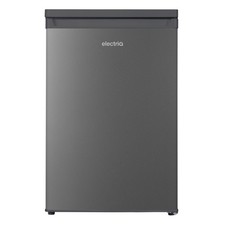electriQ 127 Litre Freestanding Under Counter Larder Fridge - Silver eiQ55UCLFS