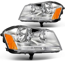 2pcspair Headlights Assembly For Honda Accord Crosstour Ex 3.5l 2010-2011