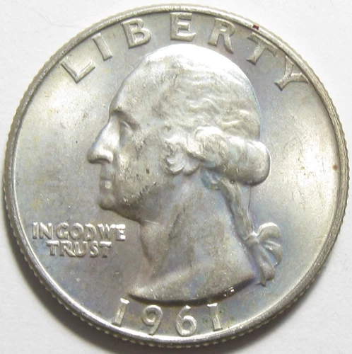 1961-D Uncirculated Washington Quarter - 90% Silver - #11305-70