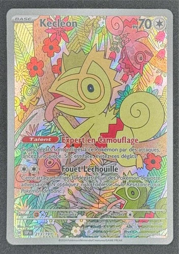 POKEMON KECLEON CARD 213/191 🇫🇷 FR SURGING SPARKS