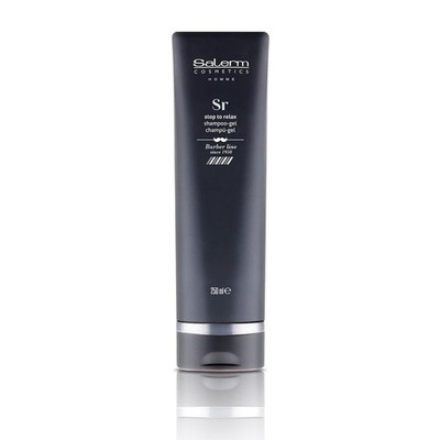SALERM - 2-in-1 Gel and Shampoo - Stop To Relax Homme Barber Line - 250 ml / 9.0