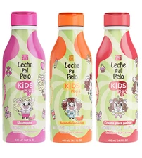 Leche Pal Pelo–Kids Curl Kit with Shampoo, Conditioner & Styling Cream 14.9 floz