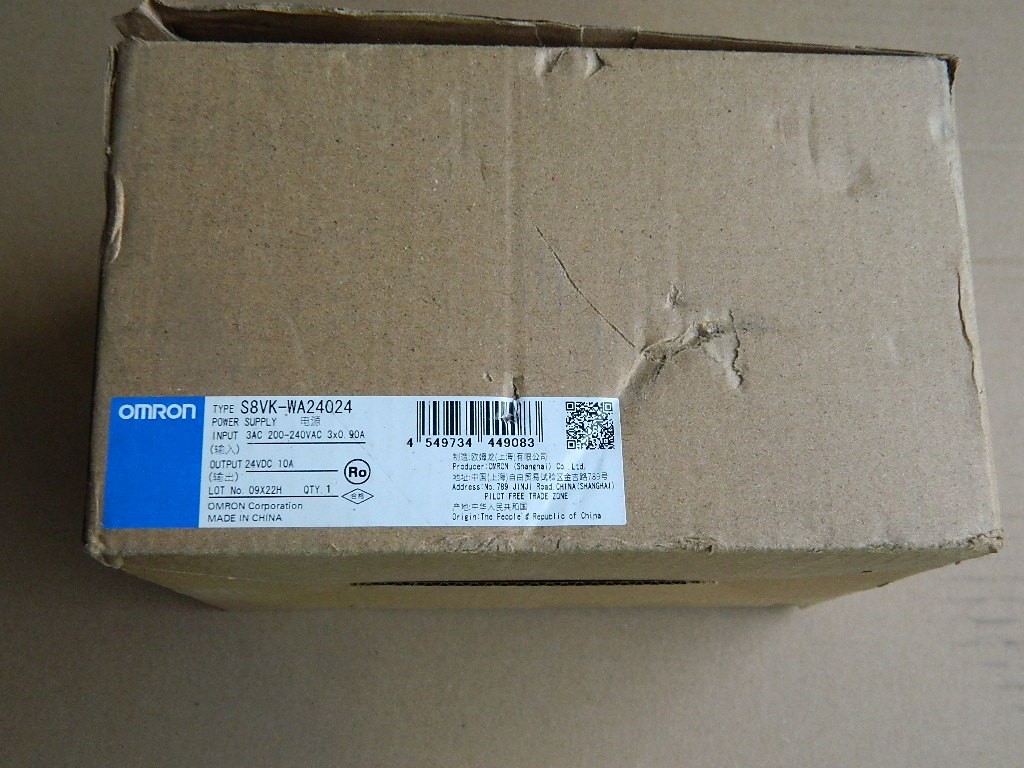 Omron S8VK-WA24024 Power Supply AC/DC DIN RAIL SUPPLY 24V 240W NEW