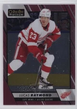 2023-24 O-Pee-Chee Platinum Matte Pink Lucas Raymond #84