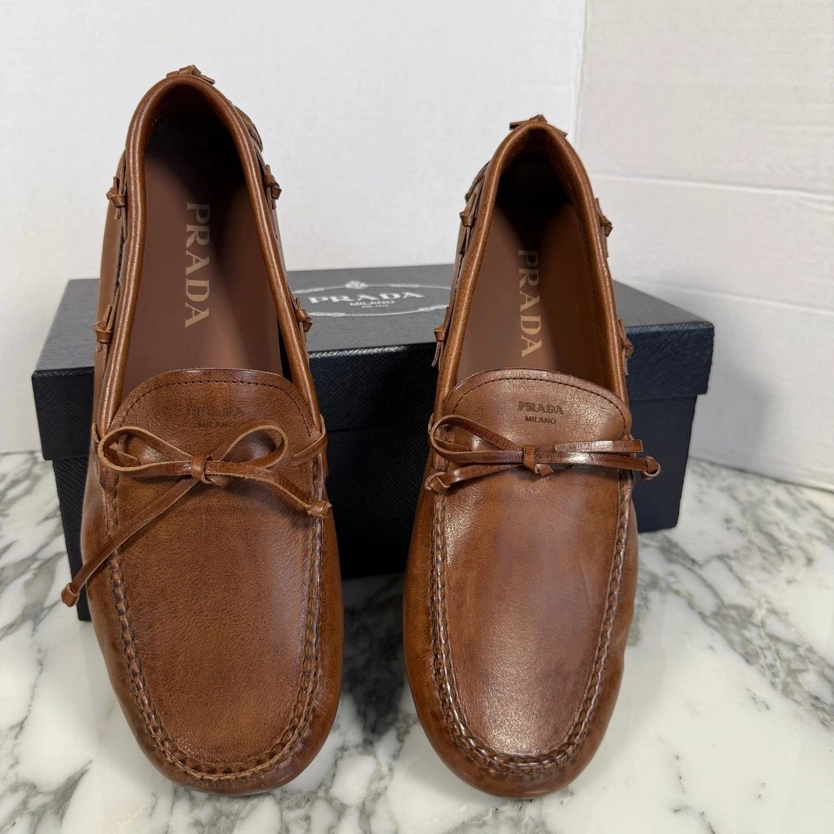 25+ PRADA Leather Casual Shoes for Men for sale | Updated Oct 2026