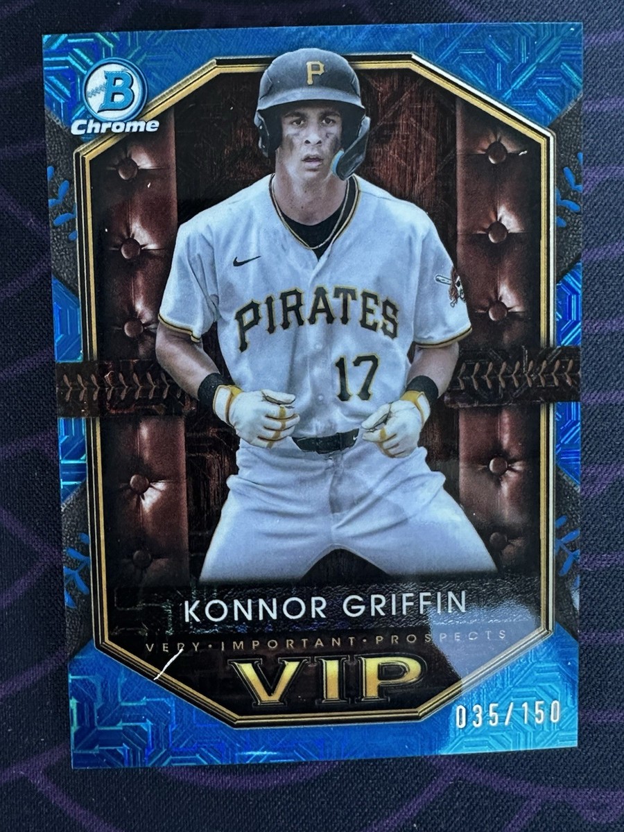 KONNOR GRIFFIN 2025 Bowman Chrome VIP Blue Mojo /150 Pirates SP | eBay