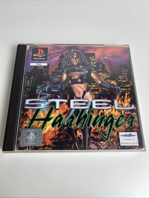 Steel Harbinger - PS1 Sony PlayStation 1 - OVP mit Anleitung - Geschliffen