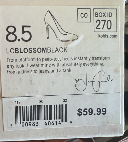 Lauren Conrad, New Black Faux Suede 4” Heels - Size: 8.5- New - Picture 10 of 10