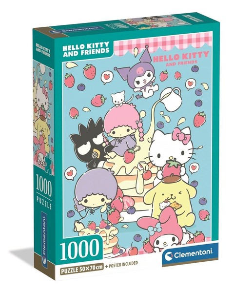Gadget -D- Clementoni: Puzzle 1000 Pz - Hello Kitty Clementoni-image