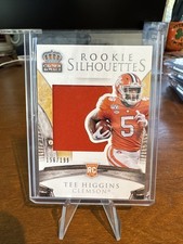 2020 Chronicles Draft Picks Crown Royale Tee Higgins Rookie Silhouettes 156/199
