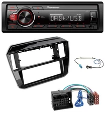 Pioneer MP3 1DIN DAB USB AUX Car Stereo for Seat Mii Skoda CitiGo 2020-2021 Piano