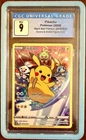 CGC 9 Mint 2020 POKEMON SWSH020  PROMO FIGURE Collection PIKACHU W/ Slab guard