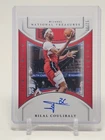 BILAL COULIBALY 2024-25 NATIONAL TREASURES PENMANSHIP AUTO /75 WIZARDS Q7082