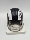 Tom Mack Signed LA Rams Mini Helmet Autographed Notarized Affidavit Case White — photo 6
