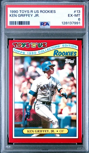 PSA 6 EX-MT 1990 Toys R Us Rookies Ken Griffey Jr. #13
