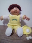 Vgt Cabbage Patch Doll Red Hair 1982 Dimples CP Sweater Outfit