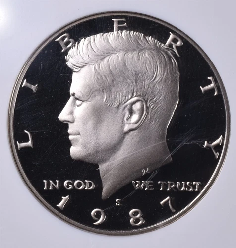 1987-S Clad Kennedy Half Dollar - NGC PF69 ULTRA CAMEO 