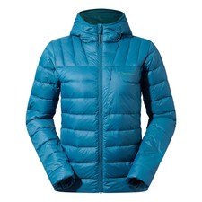 Women's Coat Berghaus Silksworth Hooded Down Jacket In Turquoise