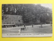 cpa BOULOGNE sur MER Court JEU de LAWN TENNIS Vue d'Ensemble