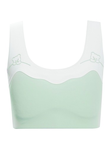 Mädchen Trägershirt Pubertät Crop Top Lauf BH Yoga Büstenhalter Training Bralette Wandern - Bild 49 von 59
