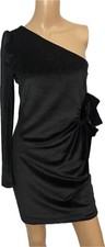 Claudio Milano Womens Shimmer Ribbed Velvet D...