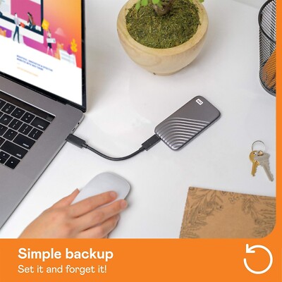 WD My Passport 2 TB Portable External SSD For PC, Laptop, Xbox