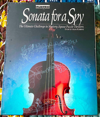 Sonata for a Spy be Puzzled Mystery Solve Puzzle, Brand New & Factory Sealed