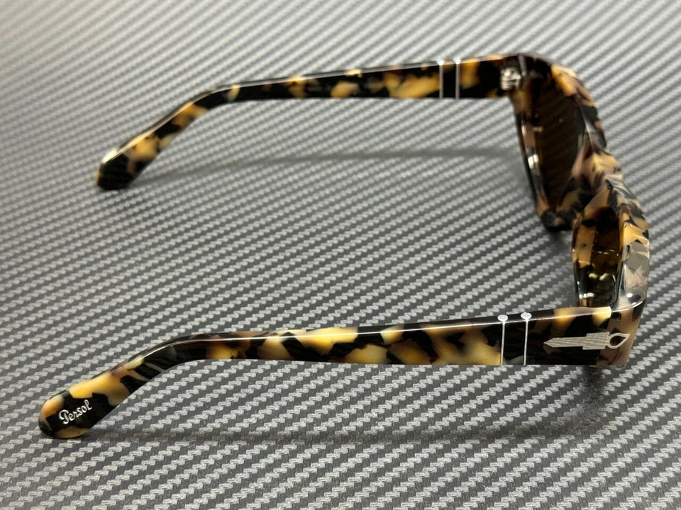 G1N with tags PERSOL PO0052S 107157 Brown Tortoise Brown Polarized 53 mm Sunglas - Image 4 of 4