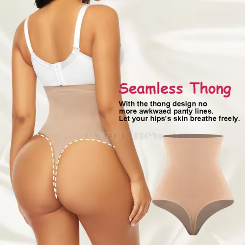 Fajas Thong Women Waist Trainer Body Shaper Butt Lifter High Waist Tummy Control - Picture 8 of 44