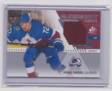 20-21 UD SP GAME-USED NHL STADIUM SERIES FABRIC JOONAS DONSKOI #SSF-JD AVALANCHE