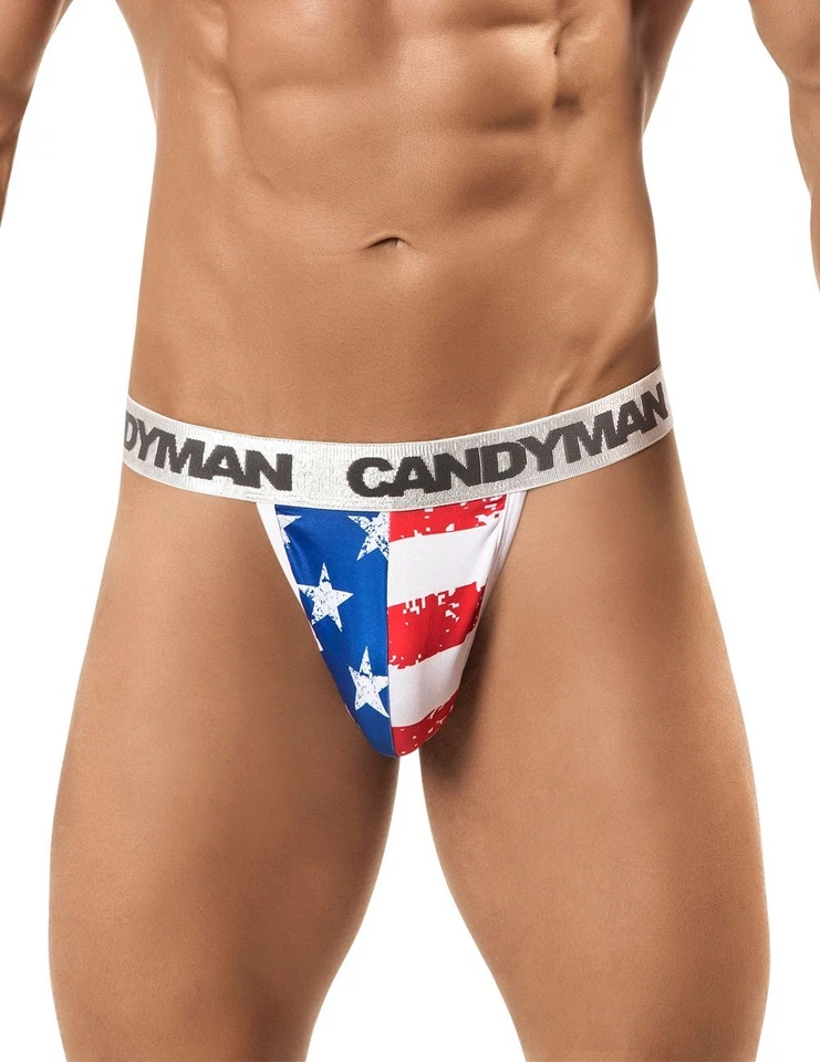 CandyMan 99154 Patriotic Thong Multi-colored - Image 2 of 4