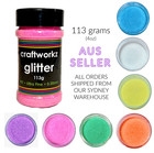 Ultra Fine Opalescent Craft PET Glitter 113 gram Shaker Jar