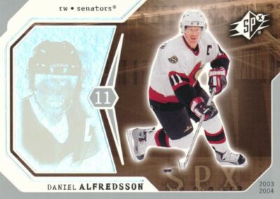 2003-04 SPx #68 DANIEL ALFREDSSON - Ottawa Senators
