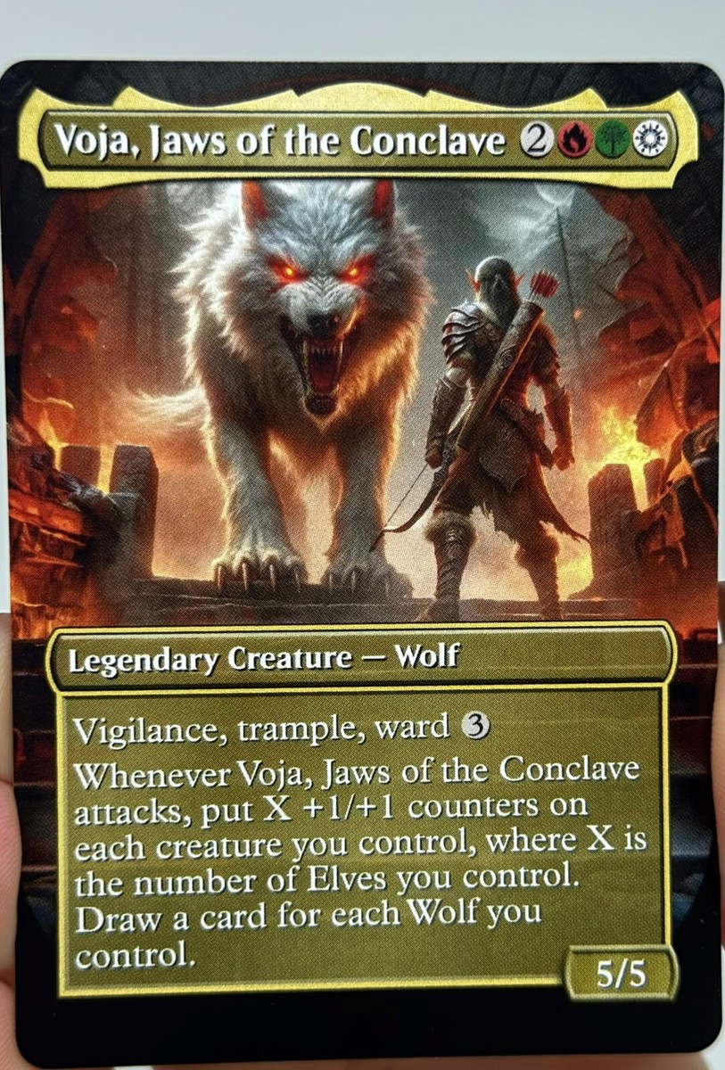 Voja, Jaws of the Conclave Proxy Card with Custom designed art | eBay