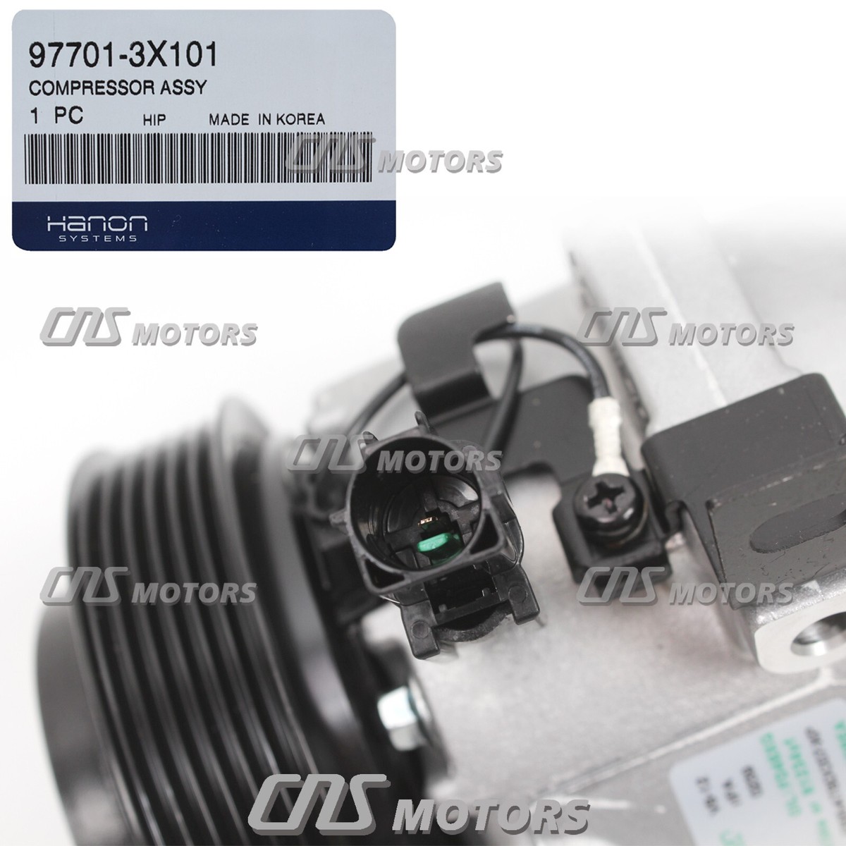 コンドリアーノ ✓HANON GENUINE OEM✓ A/C Compressor for 11-13 Elantra 12-13 Soul
