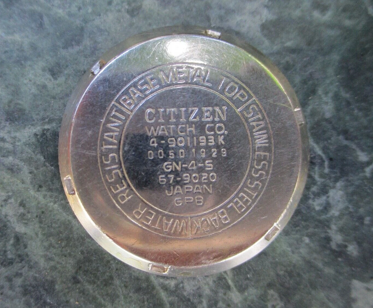 Vintage citizen top watch serial numbers