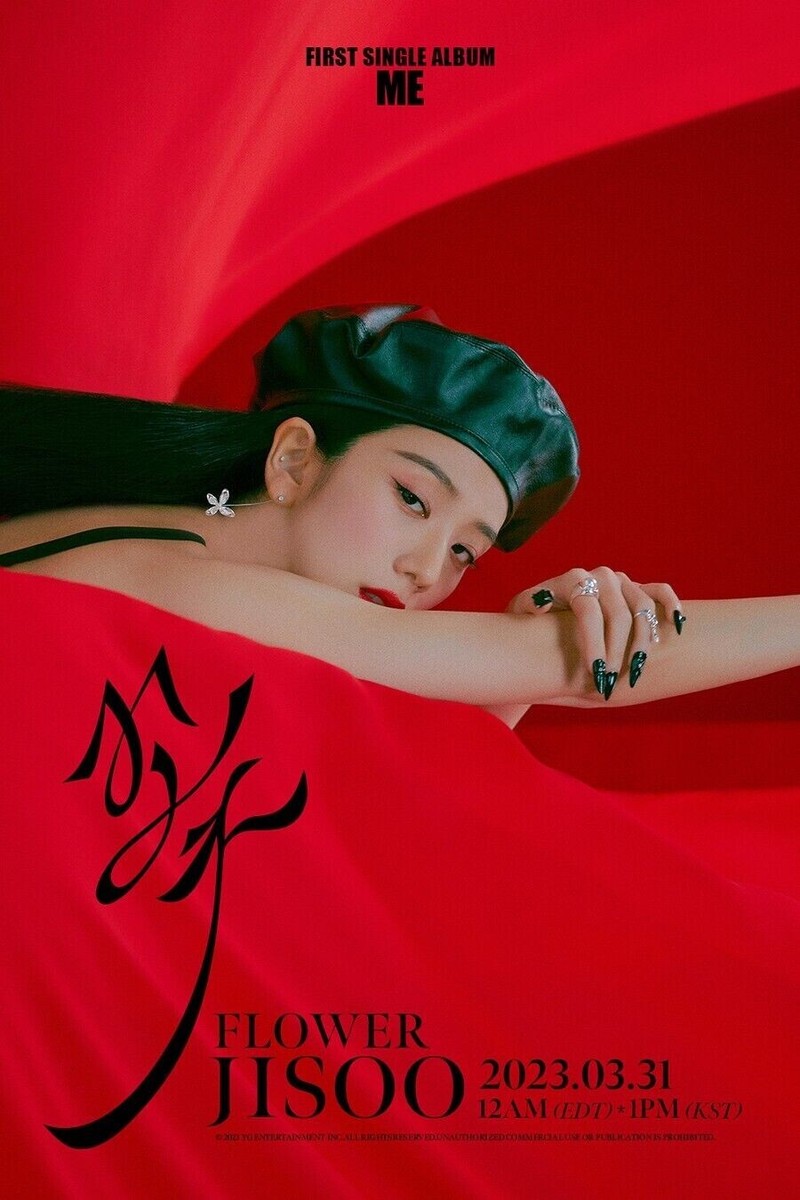BLACKPINK JISOO ME FIRST SINGLE KIT ALBUM/Kit+25Foto Karte+