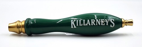 Killarney's Irish Red Ale Beer Pub Style Wooden Green Tap Draft Handle 11.5" - Picture 10 of 15