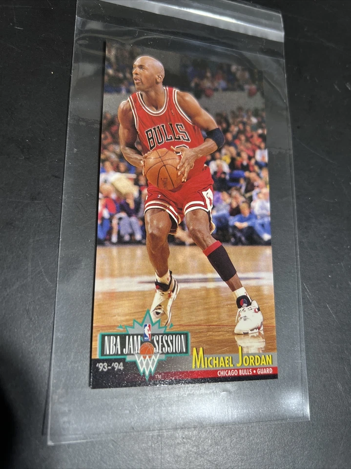 1993-94 Fleer NBA Jam Sessions #33 MICHAEL JORDAN CHICAGO BULLS  THE LAST DANCE  - Image 2 of 4