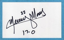 MERCURY MORRIS Signed 3x5 Index Card - Autograph with Inscriptions