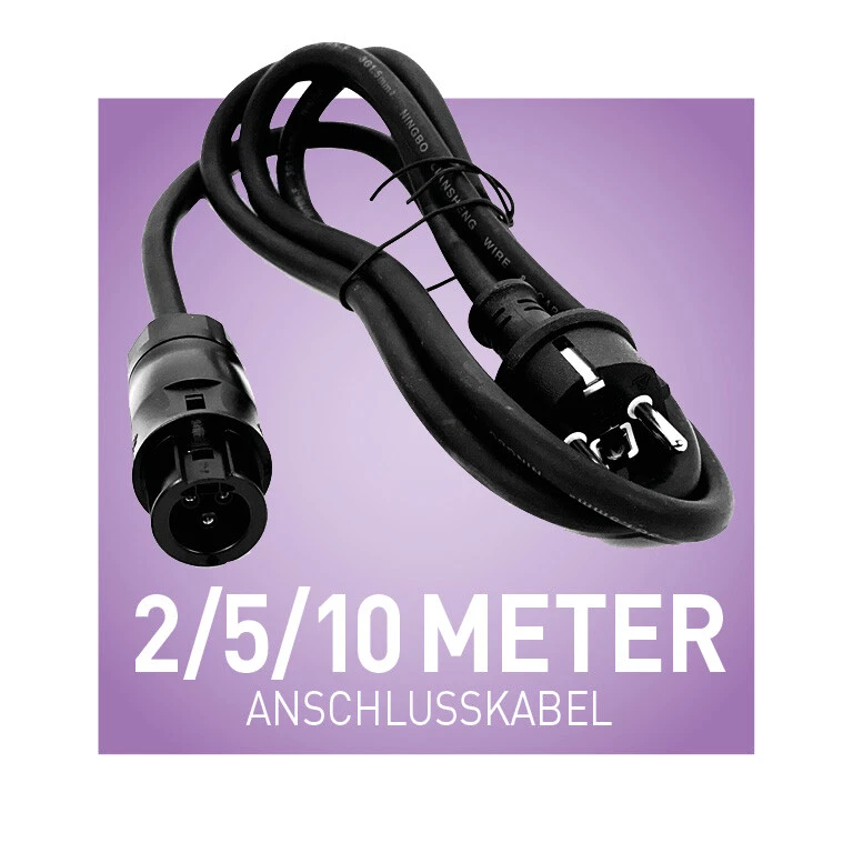 PNG Anschlusskabel Balkonkraftwerk Betteri BC01 a. Schuko Solar Micro Wechselrichter