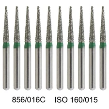 Dental Diamond Burs FG 856/016C Round End Taper Coarse Grit High Speed Bur