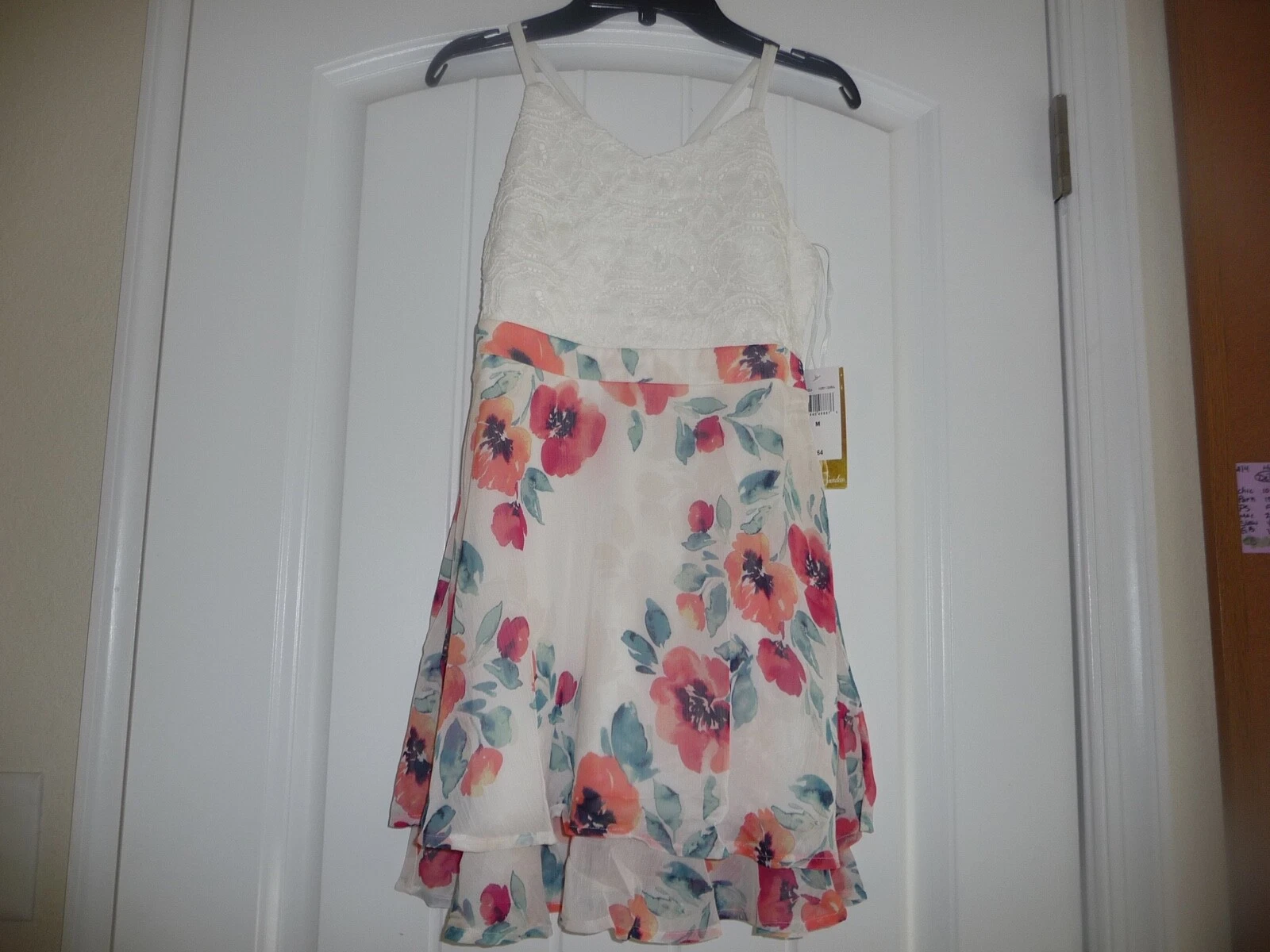 NEW NWT girls size 10/12 Emerald Sundae beautiful floral formal dress