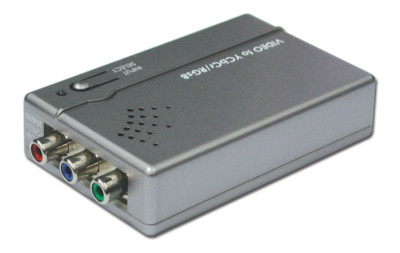 CVBS SD Composite S Video to Component RGB HD Multi Media Format Converter  