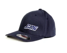 Swag Performance Parts Flexfit S/M Hat Baseball Cap - Nave Blue 
