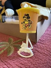 VINTAGE WALT DISNEY PRODUCTIONS Mickey Mouse PLASTIC BABY RATTLE
